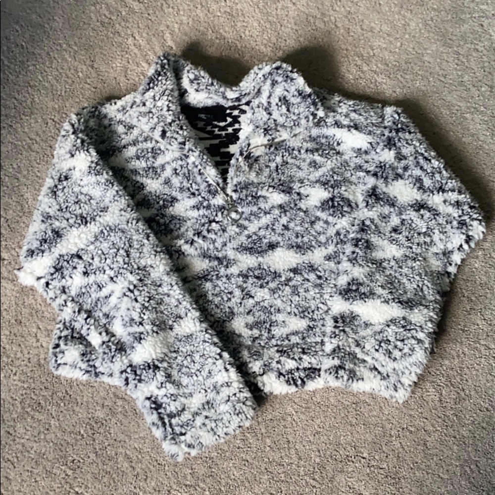 Forever 21 fuzzy jacket